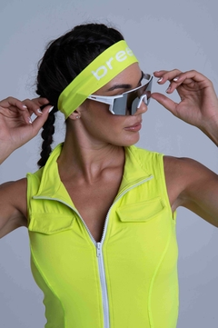 Faixa Esportiva para Cabelo - AMARELO LIMA - comprar online