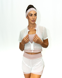 Faixa Esportiva para Cabelo - BEGE - comprar online