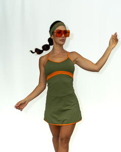 Vestido Drop Short - VERDE - comprar online