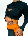 Cropped Slice UV (PROTEÇÃO UV50+) - PRETO