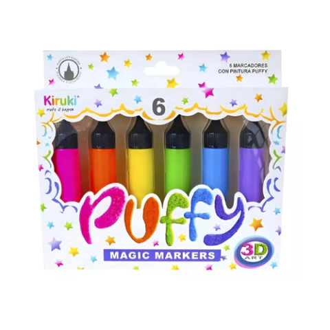 MARCADORES PUFFY KIRUKI X6
