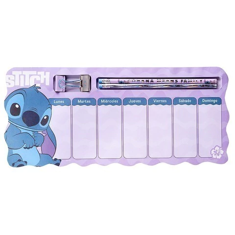 PLANNER SEMANAL CON ACCESORIOS STITCH - MOOVING