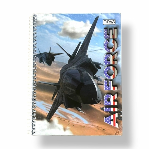 Caderno Universitário 80 Folhas - Masculino - Airforce