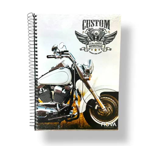 Caderno Universitário 80 Folhas - Masculino - Custom