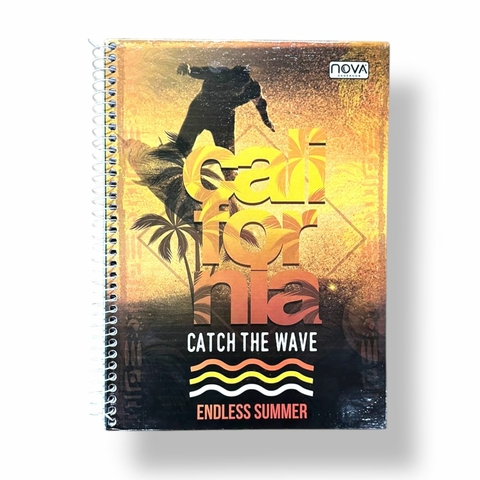 Caderno Universitário 80 Folhas - Masculino - California