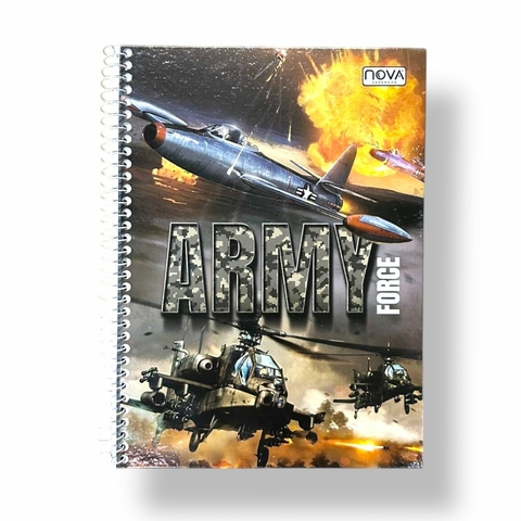 Caderno Universitário 80 Folhas - Masculino - Army