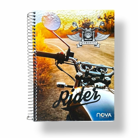 Caderno Universitário 80 Folhas - Masculino - Rider