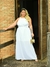 Vestido longo tule forrado