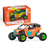 Carro de Rally com Rodas de Borracha