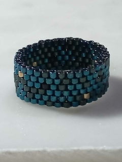 Anillo RALPH, tejido con cuentas de vidrio japonesas originales - comprar online