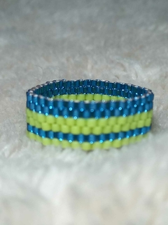 ANILLO CAMINITO, TEJIDO CON CUENTAS DE VIDRIO JAPONESAS ORIGINALES - comprar online