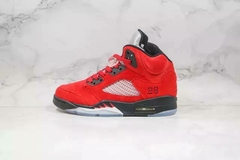 AIR JORDAN 5 RETRO RAGING BULL RED na internet