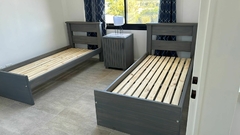 cama y respaldo