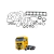 Jogo Junta Man D26 12.4l Tgx Completo - comprar online