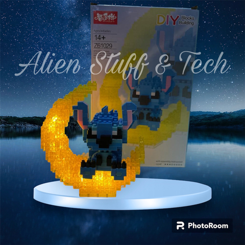 Stitch tipo lego con LED