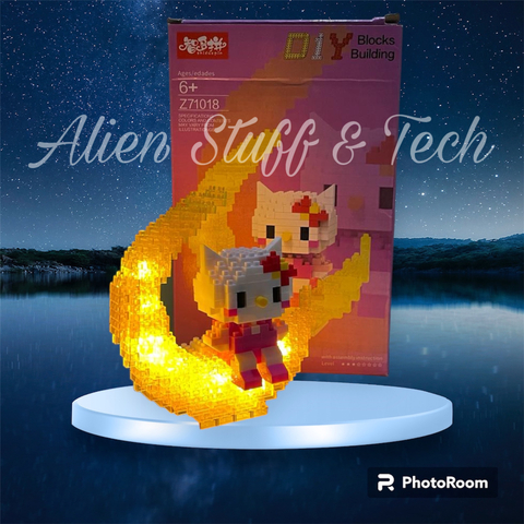 Hello Kitty tipo lego con LED