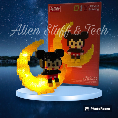 Mickey Mouse tipo lego con LED