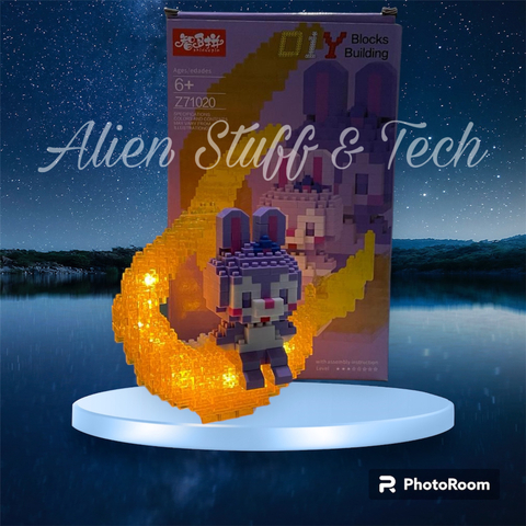 Conejo tipo lego con LED