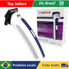 Máquininha De Cortar Cabelo e/ou Barbeador Portátil Aparador Barba 3915 bivolt - comprar online