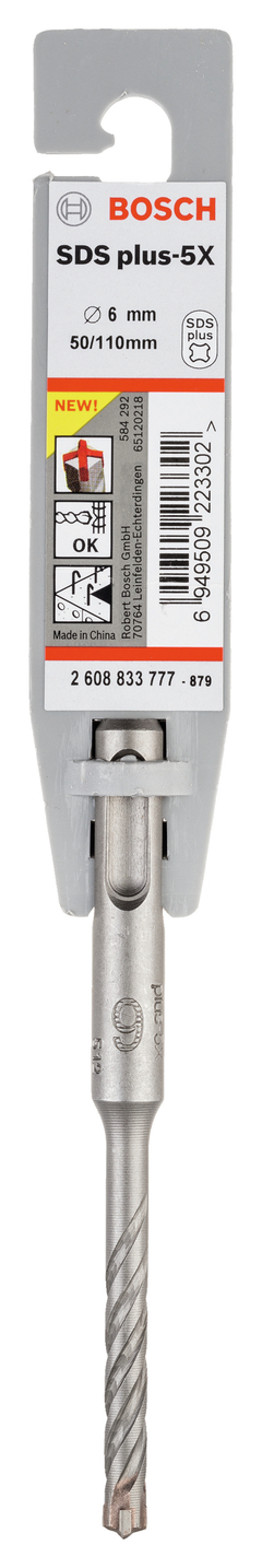 MECHA 6MM 50/110MM SDS PLUS 5X BOSCH