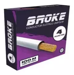 CABLE UNIPOLAR 4MM BROKE