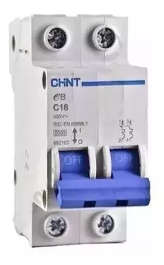 LLAVE TÉRMICA BIPOLAR DE 16A CHINT
