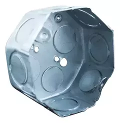 CAJA OCTAGONAL DE CHAPA