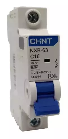 LLAVE TÉRMICA UNIPOLAR DE 16A CHINT