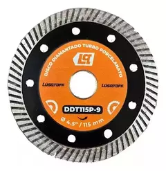 DISCO DIAMANTADO TURBO PORCELANATO 115MM LUSQTOFF