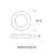 Painel LED Sobrepor Redondo Alumínio 12W 6.500K - Branco - comprar online