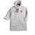 Jaqueta Corta-Vento Mengão 23/24 Masculina - Branco com detalhes em vermelho