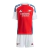Kit Infantil Arsenal I 24/25 - - Branco e vermelho