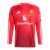 Camisa Manchester United I 24/25 manga longa - Torcedor Masculina - Vermelha com detalhes em branco