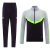 Conjunto Bayern de Munique Treino 24/25 - Masculino - Cinza com detalhes em verde
