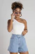 Shorts Cinto Revestido - Di Clarice