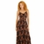 vestido longo tigres Farm 341298 - neide modas