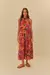 vestido cropped bordando flor Farm 328041 - comprar online