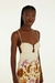 vestido longo alça pateçaria tropical Farm 342049 na internet