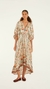 vestido longo tapete de cor Farm 343936