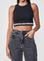 Top Small Alças Largas e Contraste clc 046.53.00223