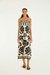 vestido cropped floral arabesque Farm 344530