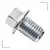 150 - BUJÃO DO ÓLEO COM ARRUELA ROSCA 14 MM DE AÇO UNIVERSAL - comprar online