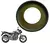 251 - GUARDA PÓ DA COLUNA DA DIREÇÃO INFERIOR DA CB 300 E TWISTER 250, SMART FOX - Joval Moto Peças
