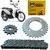 752 - KIT RELAÇÃO DA BIZ 125, CACHORRO LOCO - Joval Moto Peças