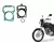 544 - JUNTA KIT A DA TITAN 125 KS ES FAN 08 (JUNTA DE DESCARBONIZAÇÃO), MHX - comprar online