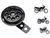 583 - BUZINA DA CG TODAY E TITAN 150/160 E FAN 12V PRETA, SMART FOX/KRM - Joval Moto Peças