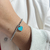 Pulseira Bolinhas Inspiração Tifany Azul na internet