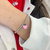 Pulseira Bolinhas Inspiração Tifany Rosa - comprar online