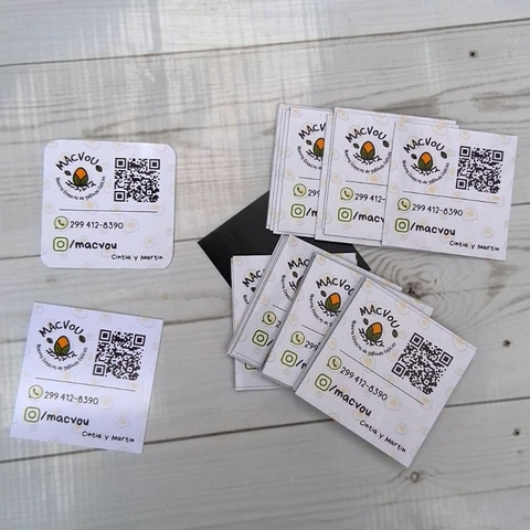TARJETAS IMANTADAS CUADRADAS 6,5X6,5 - comprar online