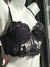 Cropped Roses bojo em tule bordado - Tam M